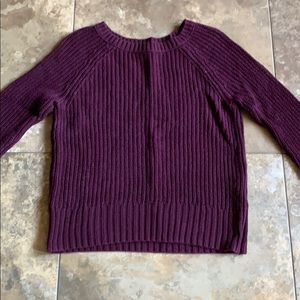 long sleeve knit top
